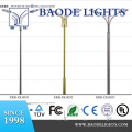 Luz de calle LED de doble brazo hecha de acero Q235